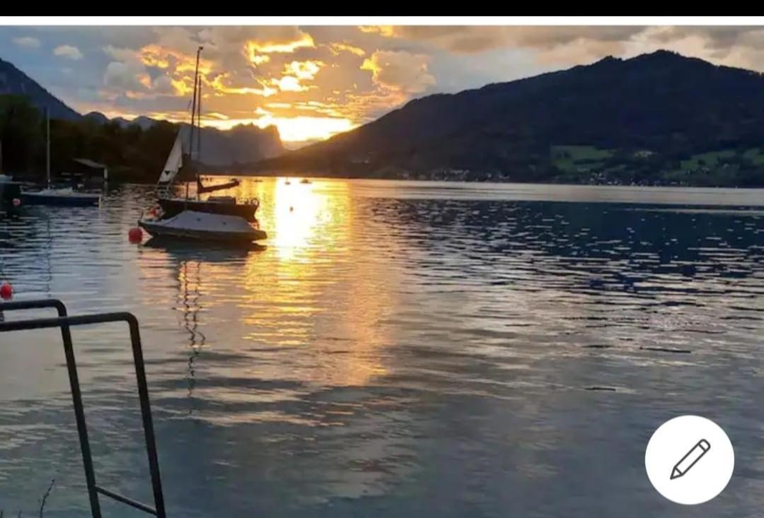 Ferienwohnung Attersee شتاينباخ آم أترزي الغرفة الصورة